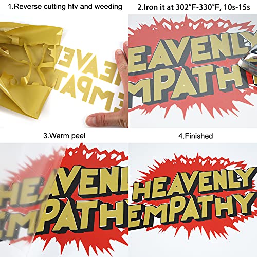 Golden HTV Heat Transfer Vinyl Rolls