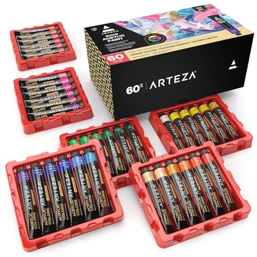ARTEZA Acrylic Paint Set (44.4 Fl Oz)