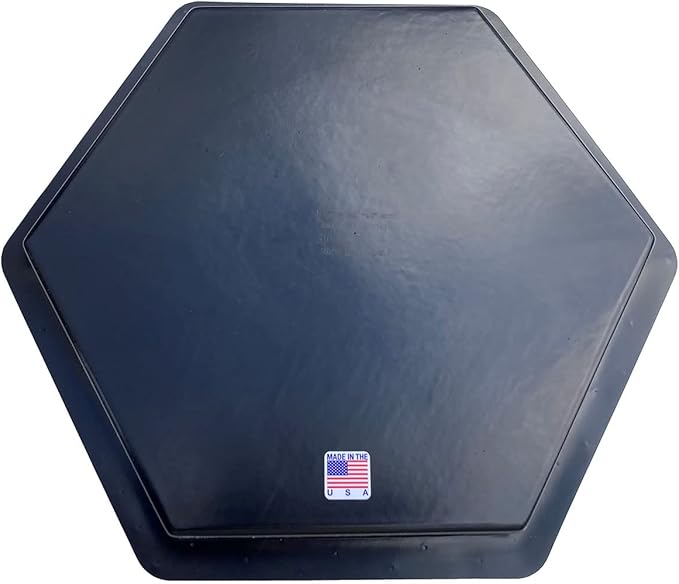 AUTUMN 16" Hexagon Stepping Stone Mold - DIY Concrete Cement Path Maker for Garden Walkway - Made in USA - Decorative Hexagonal Garden Statue & Pathway Mold