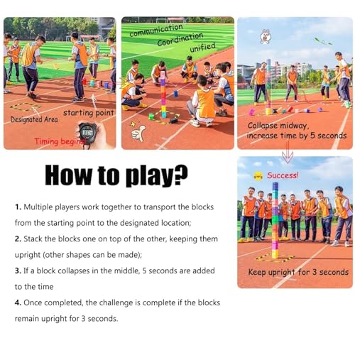 Team Building Block Tower Game
