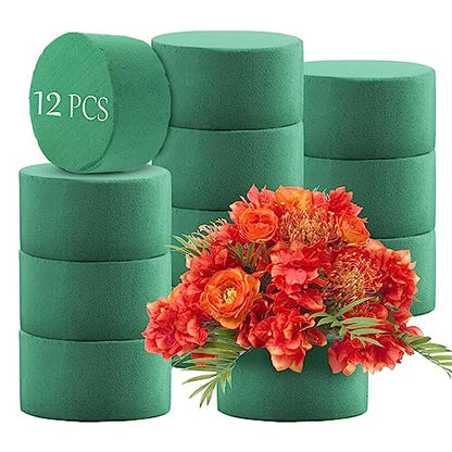 12Pcs Round Floral Foam Blocks