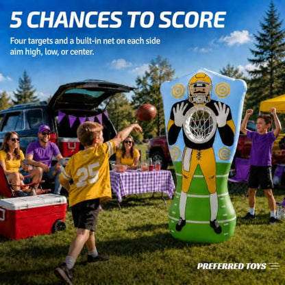 65 Inch Inflatable Football Target for Kids