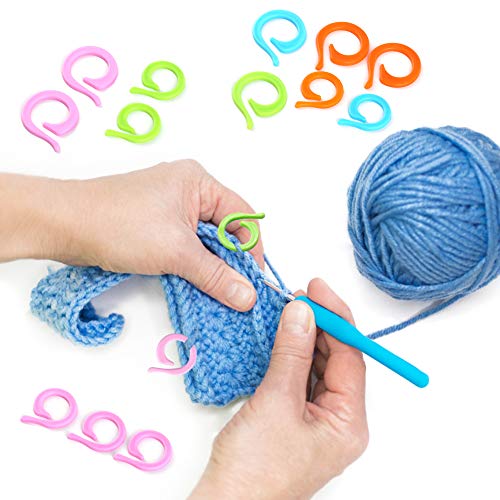 40 Pcs Stitch Markers for Crocheting