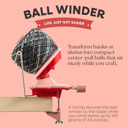 Yarn Ball Winder for Knitting and Crocheting