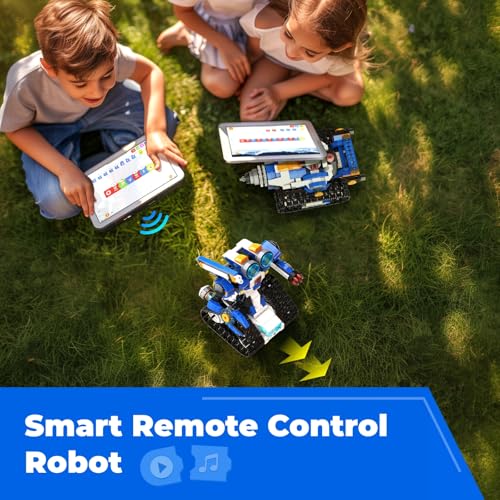 Robot J Creative Building Kit With Storage Box