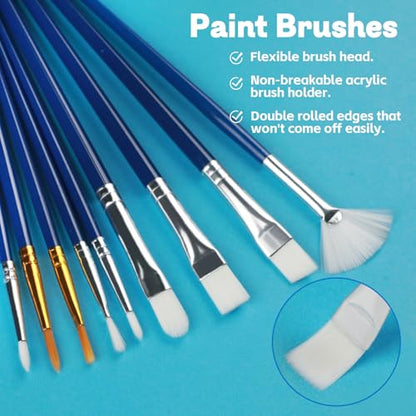 Paint Brushes Set (20 Count)