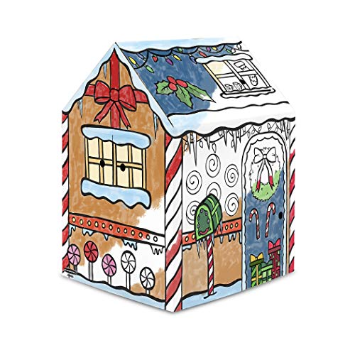 BB at Play Xlarge Color In Gingerbread Playhouse Craft Activity for Kids