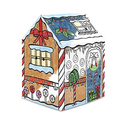 BB at Play Xlarge Color In Gingerbread Playhouse Craft Activity for Kids