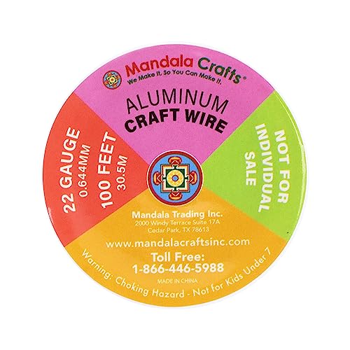 22 Gauge Pastel Anodized Aluminum Craft Wire (400 Foot)