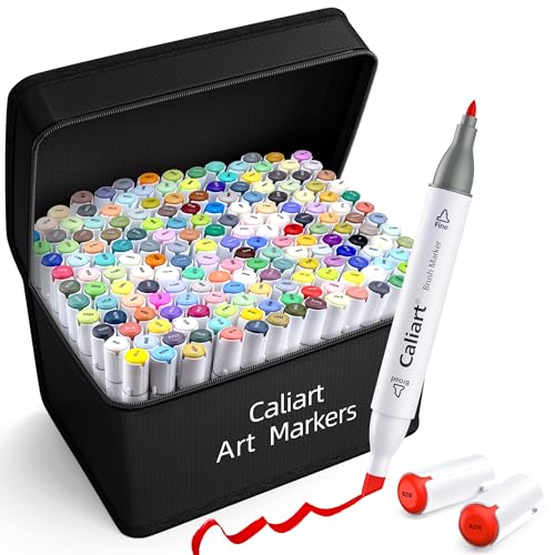 180 Colors Alcohol Markers Fine & Chisel Dual Tip Art Markers Set