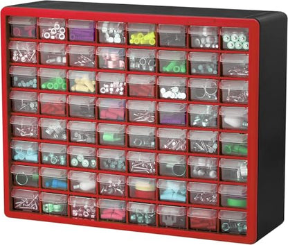 64 Drawer Plastic Storage Cabinet