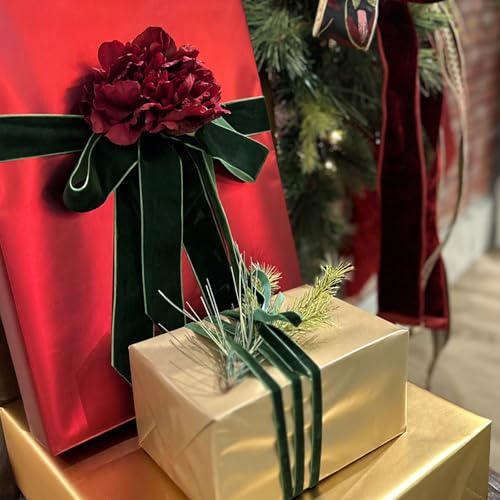 Green Velvet Ribbon