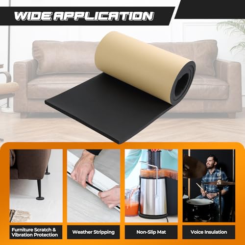 Sponge Neoprene with Adhesive 1 (4.5 Foot)