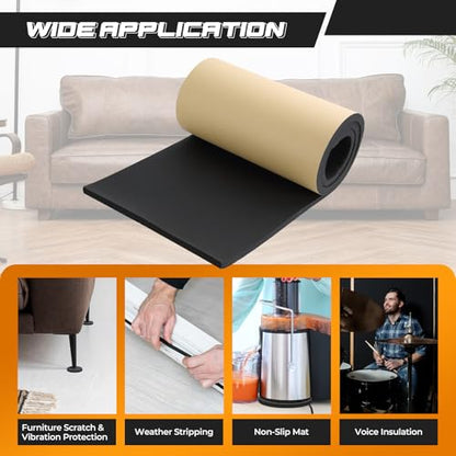 Sponge Neoprene with Adhesive 1 (4.5 Foot)