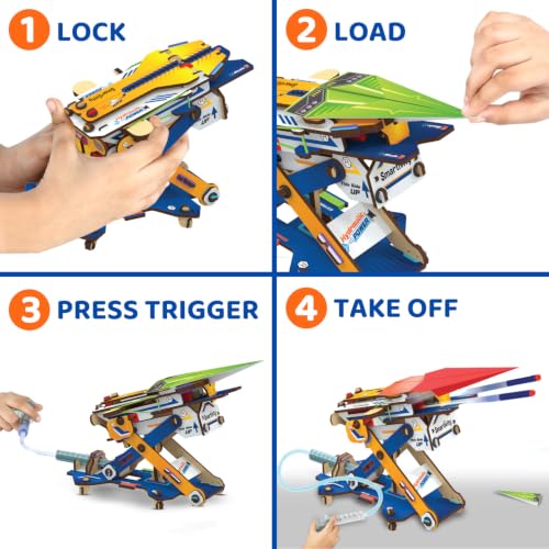 2in1 Hydraulic Aeroplane & Dart Launcher for Kids 6