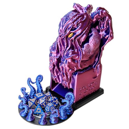 3D BEST Q Cthulhu DND D&D Dice Tower (7 Count)