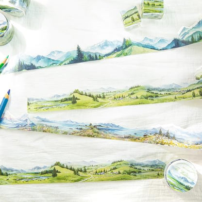 6 Rolls Landscape PET Tape