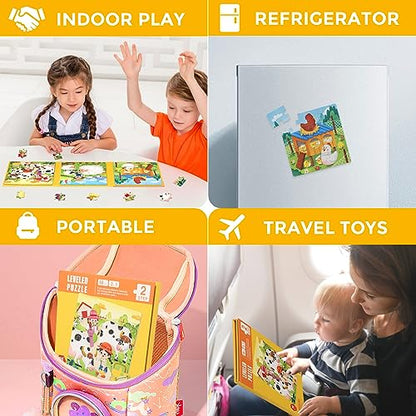 Magnetic Puzzles for Toddlers 1 (48 Count)
