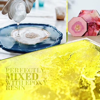 Citrus Yellow Mica Powder for Epoxy Resin 56g