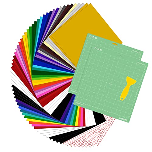 Permanent Vinyl 70 Pack 12"x12"