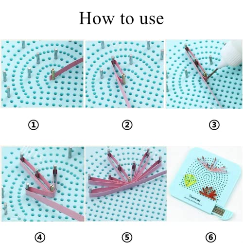 Complete Paper Quilling Kit with 1860 Strips