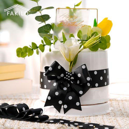 Polka Dot Grosgrain Ribbon 3