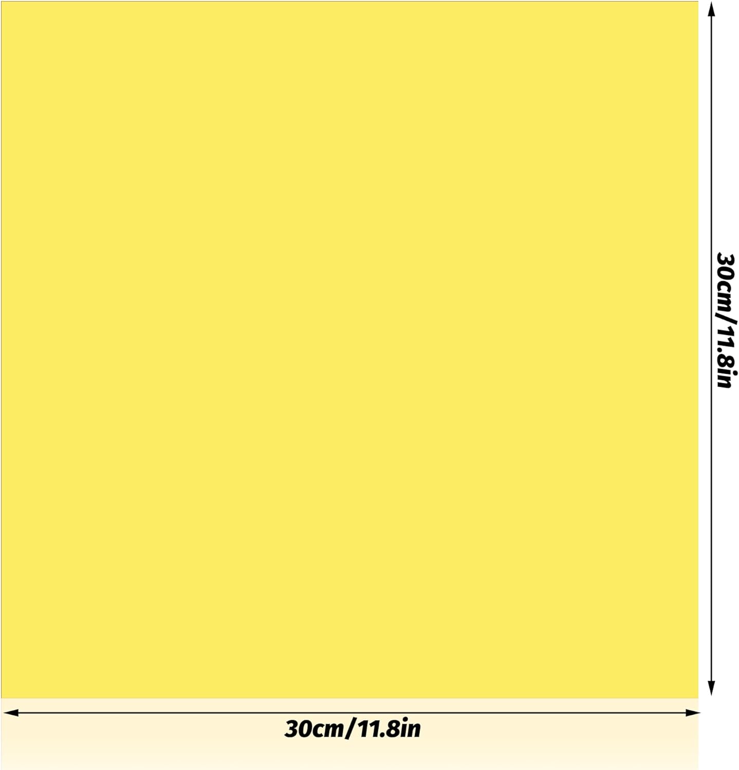 Lystaii 9pcs Lighting Gel Filter 11.8 x 11.8 Inches Gel Light Filter Color Correction Colored Overlays Transparent Color Filters Film Plastic Sheets for Film, Video, Photo, Stage Studio (Yellow)