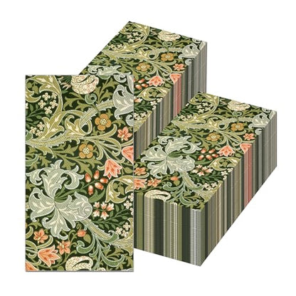 80PCS Vintage Floral Paper Napkins