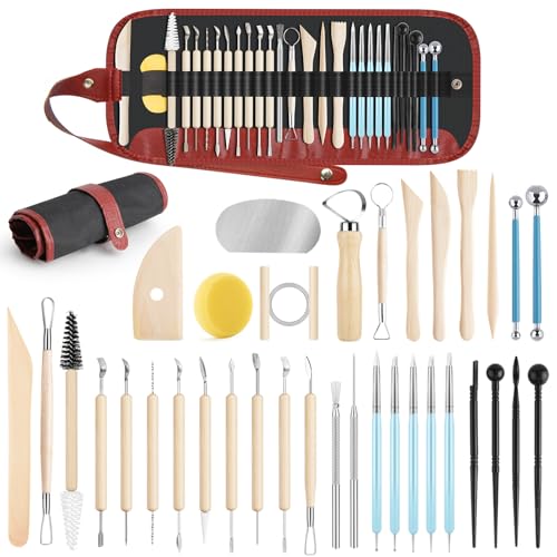 36PCS Pottery & Clay Sculpting Tools