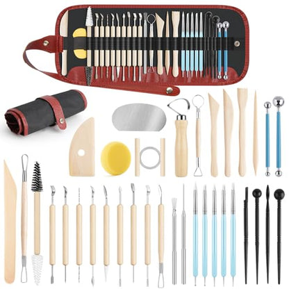 36PCS Pottery & Clay Sculpting Tools
