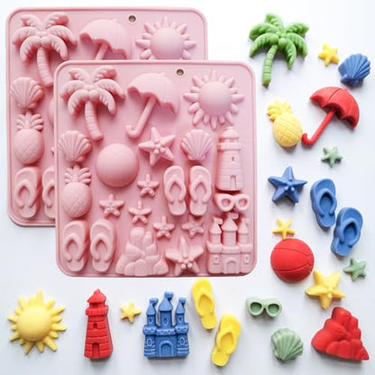 Summer Beach Theme Chocolate Molds (2 Count)