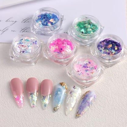 Holographic Chunky Glitter Nail Art Sequins