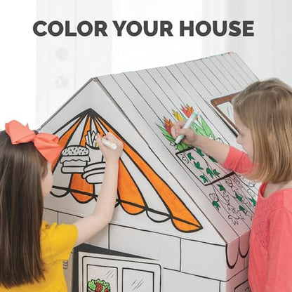 BB at Play XLarge Color in Treats N Eats Playhouse Craft Activity for Kids