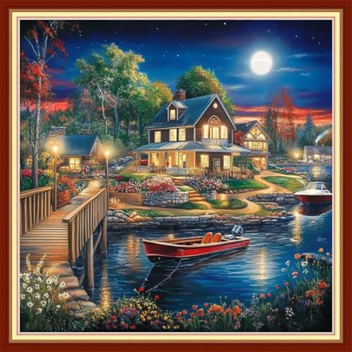 Cross Stitch Kits for Beginners Stamped Cross