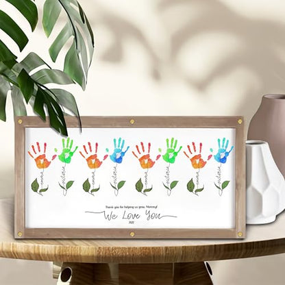 Flower Handprints Mother’s Day Handprint Art DIY Kit