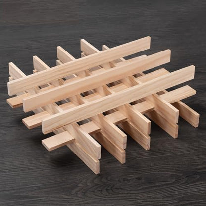 Wood Strips Slats Wooden Dowels for Crafts 1 (15 Count)