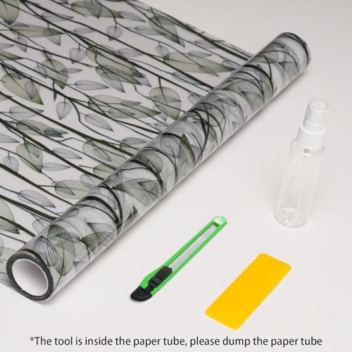 Window Film Privacy Decorative Window Clings for Home 23.6'' x 78.7''