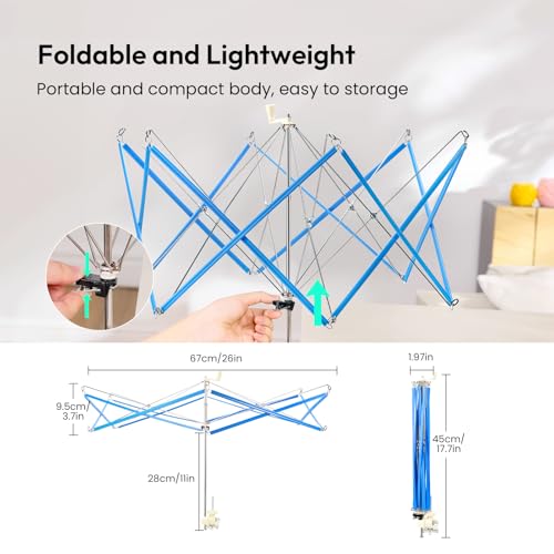 Yarn Swift Stable Umbrella Holder for Skeins