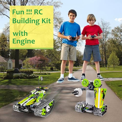 Remote Control Tracked 3in1 Stunt Racer Building Kit