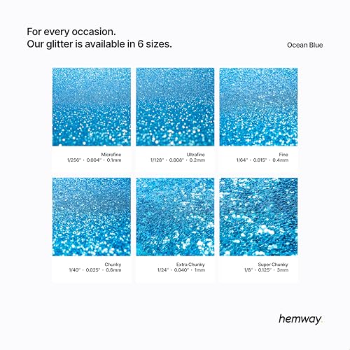Resin Glitter Ocean Blue 100g Fine Polyurethane & Epoxy Glitter (3.5274 Ounce)