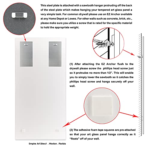 Frameless Tempered Glass Wall Art