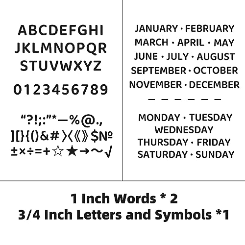 Felt Letter Board Letters (504 Count)