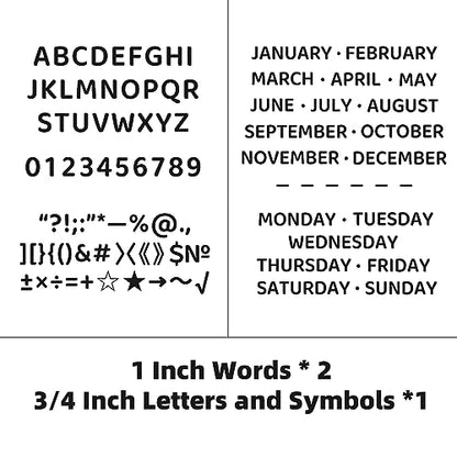 Felt Letter Board Letters (504 Count)