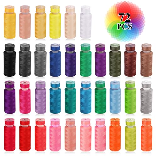 Bobbins Sewing Thread Kits 72pcs (88 Count)
