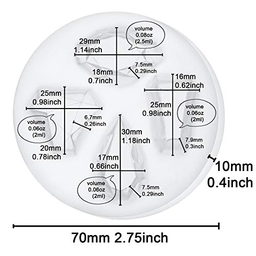 Mini Gems Silicone Mold for Cake Decorating