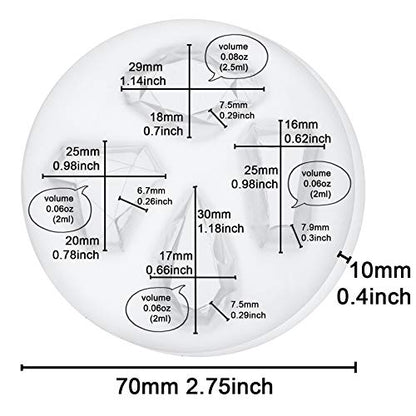 Mini Gems Silicone Mold for Cake Decorating