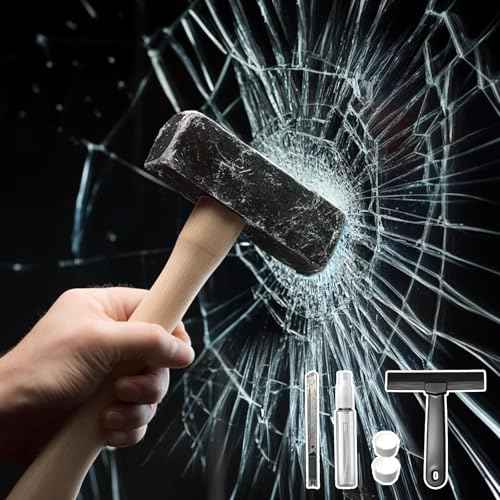Window Security Film and Safety Premium 4 Mil Clear 17.4'' x 78.7''
