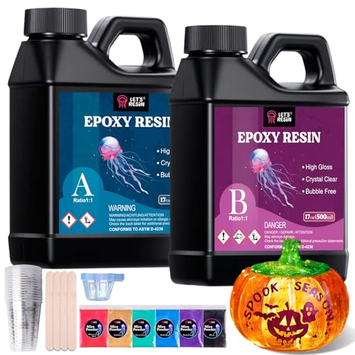 34oz Crystal Clear Epoxy Resin (32 Ounce)