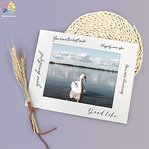 Mat Board Center 10 Pack 11x14 Photo Mats for 8x10 Picture (10 Count)