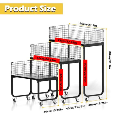 3 Tier Ball Storage Cart